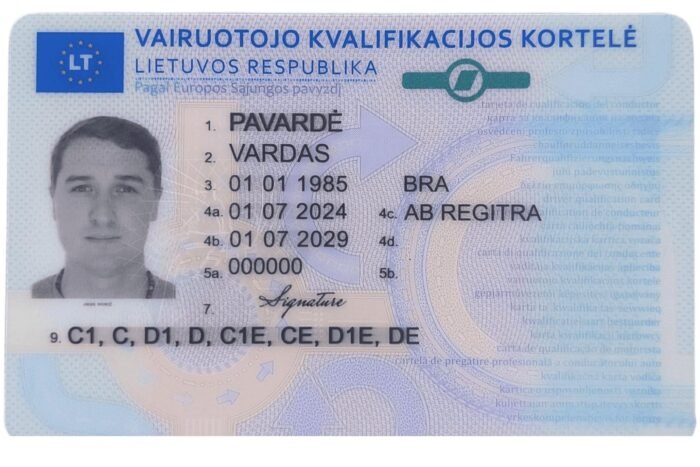 Buy Lithuanian drivers license