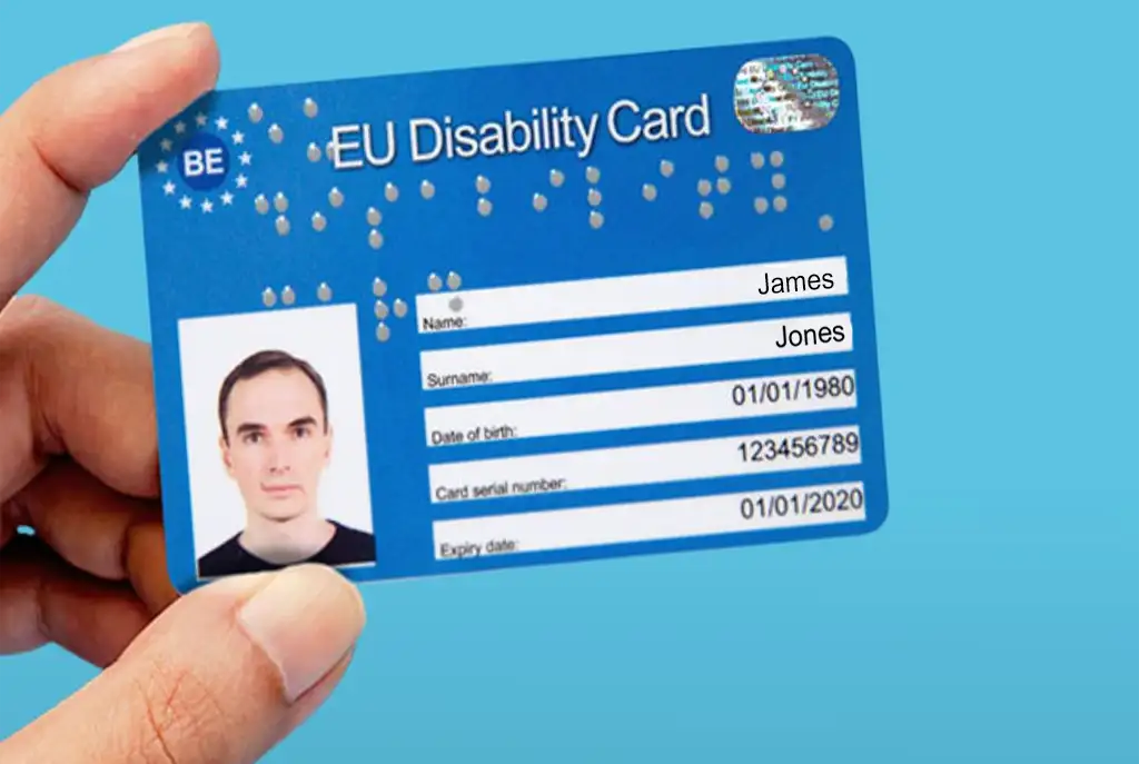 Disabled travel pass Europe